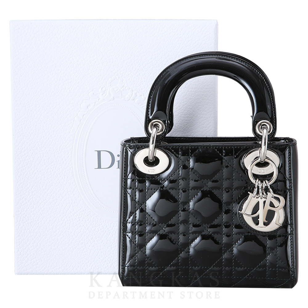 CHRISTIAN DIOR(USED)크리스찬디올 레이디디올 페이던트 미니 블랙